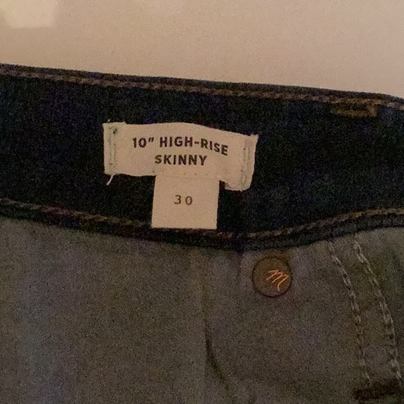 Madewell High Rise Skinny Jeans Size 30 BNWT - Picture 5 of 6